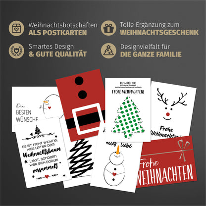 Weihnachtspostkarten - Merry Christmas