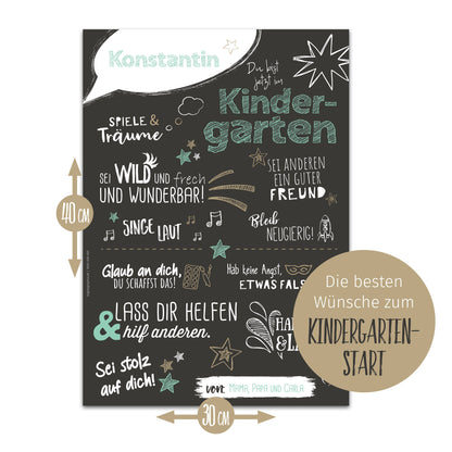 Poster Kindergarten - BLACK MINT
