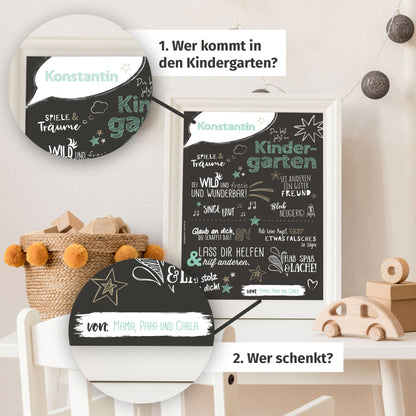 Poster Kindergarten - BLACK MINT