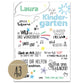 Poster Kinderkarten BUNT
