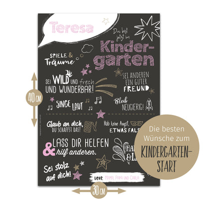 Poster Kindergarten BLACK ROSA