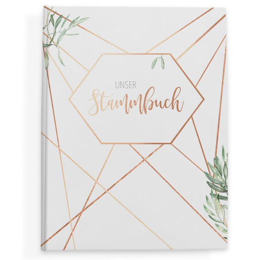 Stammbuch - Copper & Green