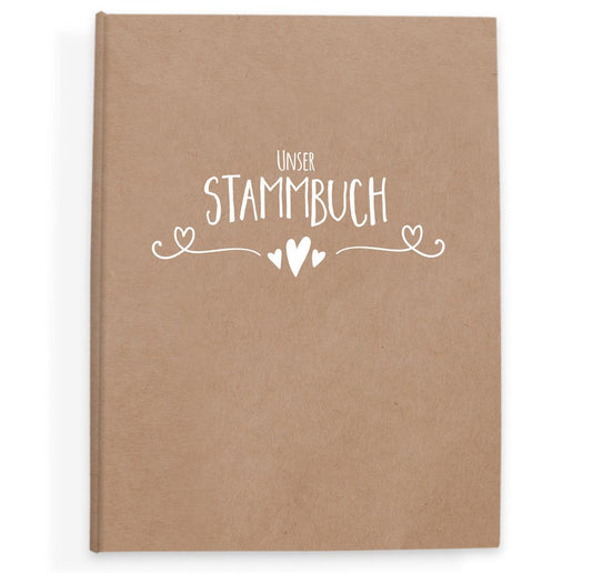 Stammbuch - Simple Vintage weiß